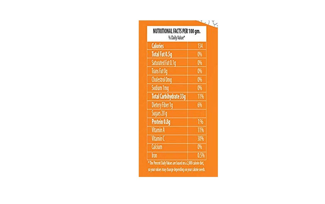 Flavourlite Dried Mango Slice    Plastic Jar  250 grams